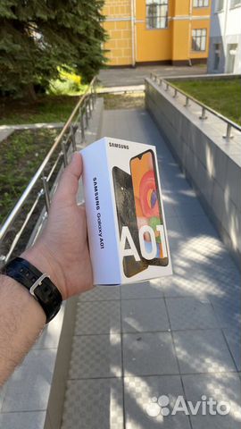 Samsung Galaxy A01 16 Black (новый, арт.1982)