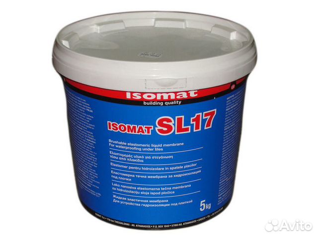 Isomat SL 17 гидроизоляция