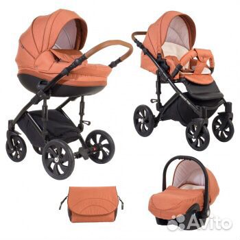 Коляска 3в1 Tutis Mimi Style Коричневый Коляска 3в1 Tutis Mimi Style Коричневый