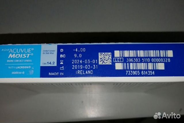 Acuvue moist 1 day 90 lenses линзы acuvue moist