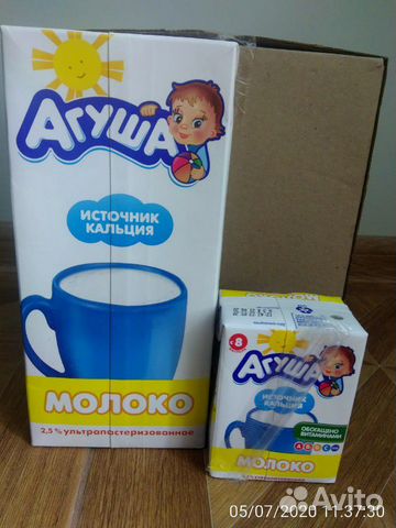 Молоко Агуша