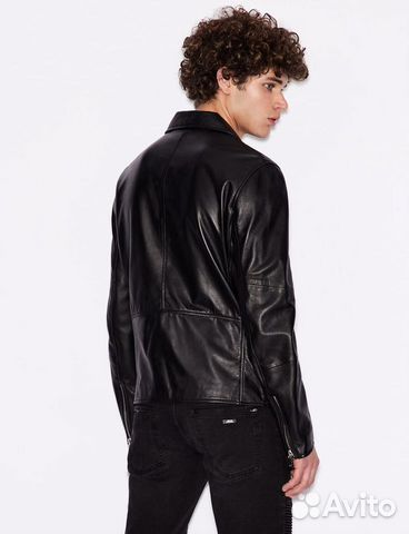 Кожаная куртка Armani Exchange Кожаная куртка Armani Exchange