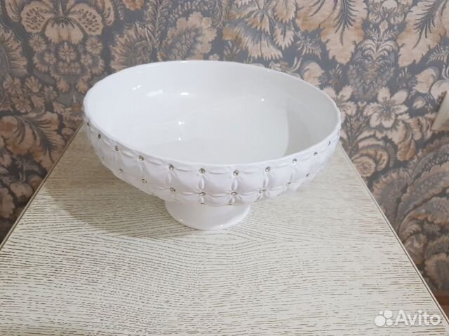 Ваза для фруктов, новая в подарочной упаковке Ваза для фруктов, новая в подарочной упаковке