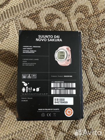 Продаю компьютер для дайвинга Suunto D4i розовый