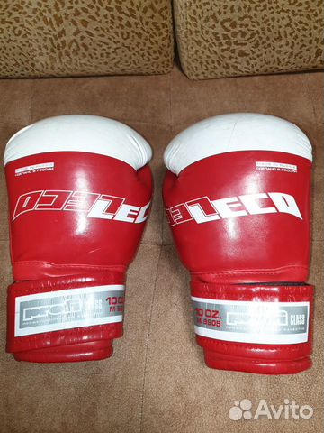 Боксёрские перчатки leco 10 OZ. Model 9905