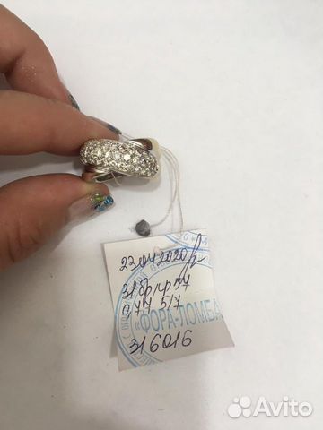 Кольцо 750 пр. с брил. вес 10,89 гр Кольцо 750 пр. с брил. вес 10,89 гр