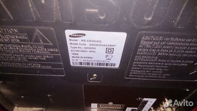 Телевизор Samsung ws32z30heq Телевизор Samsung ws32z30heq
