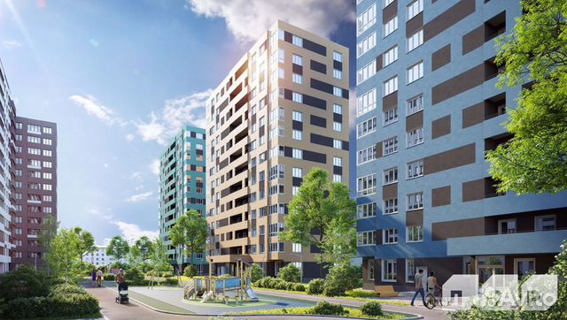 2-к квартира, 54.2 м², 2/13 эт.