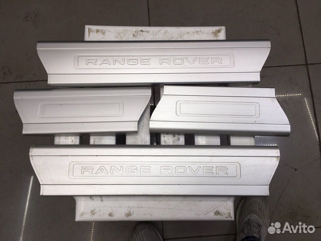 Накладки порогов range rover, range rover sport, L