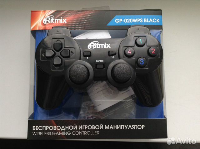 Практически новый геймпад Ritmix GP-020WPS Практически новый геймпад Ritmix GP-020WPS