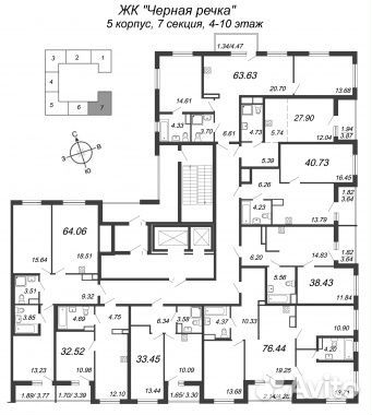 1-к квартира, 32.5 м², 9/15 эт.