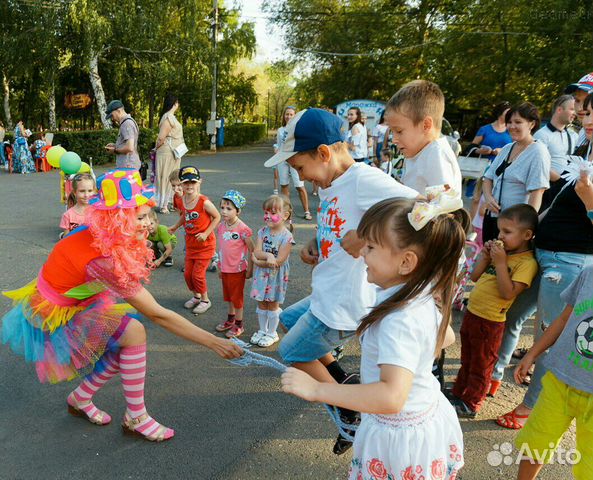 Аниматор: клоун, Флора, пиратка, Эльза, индеец