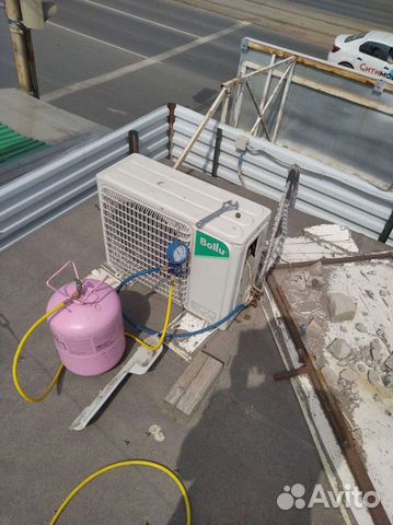 Чистка, Монтаж кондиционеров