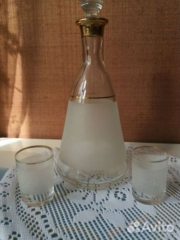 Графин для водки и 2 стопки