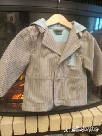 Вельветовый пиджак на мальчика