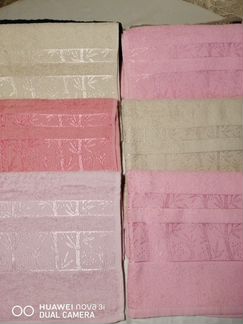 Полотенца 100 хлопок, бумбук. Производство: Турция