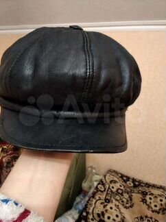Кожанная кепка