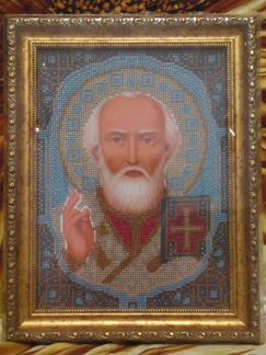 Икона из бисера 