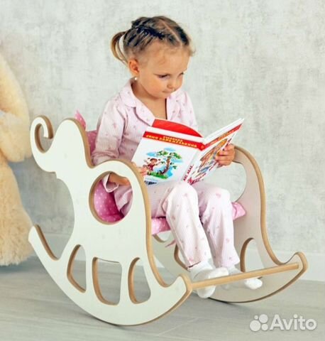 Кресло качалка детское мягкое