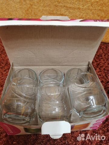 Большие стопки, стекло