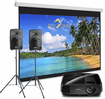 Аренда проектора, микрофонов, колонок