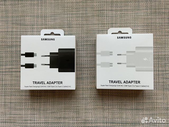 Зарядка Samsung 45w + кабель (Новые)