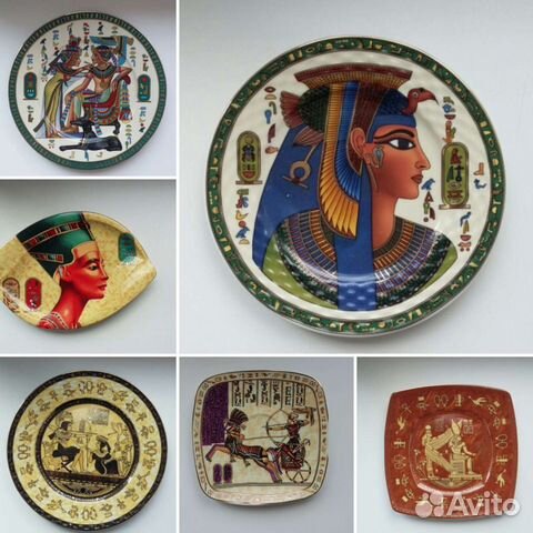 Коллекция тарелок.6шт. Египет. Новые