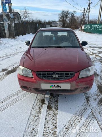 Hyundai Accent 1.6 МТ, 2004, 118 526 км