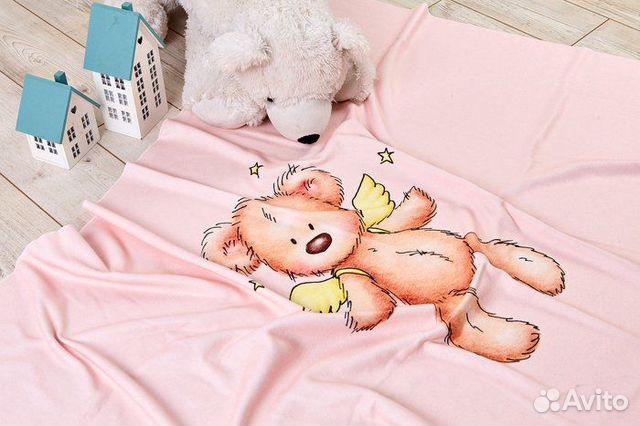 Пледы флисовый новый 90х140 (двусторонний