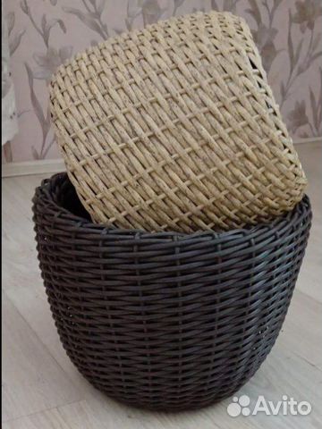 Кашпо из полиротанга