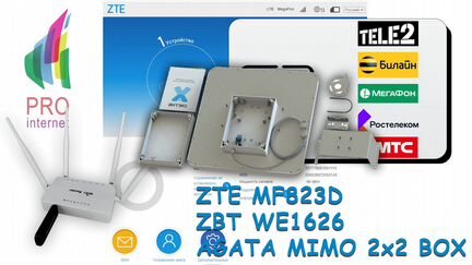 Роутер ZBT ZTE MF823D agata mimo BOX