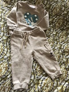 Костюм для малышки на флисе