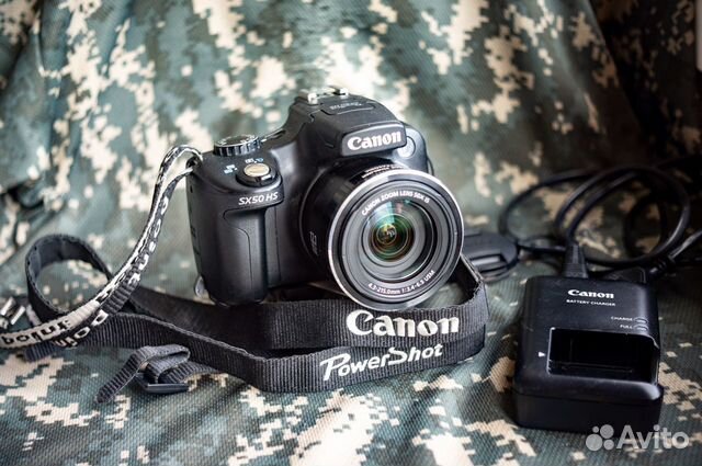 Canon PowerShot SX50 HS с универсальной батареей