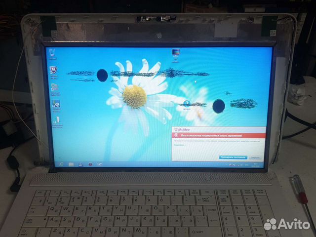 Матрица для ноутбука LTN156AT05 40 pin б/у дефект