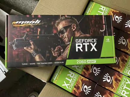 Видеокарты RTX 2060 Super manli GeForce