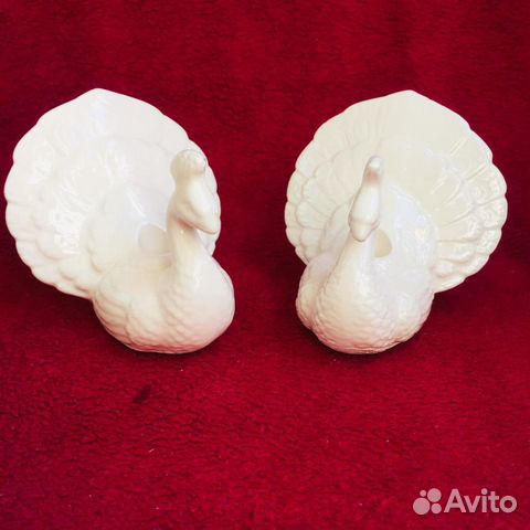 Подсвечники Павлин пара