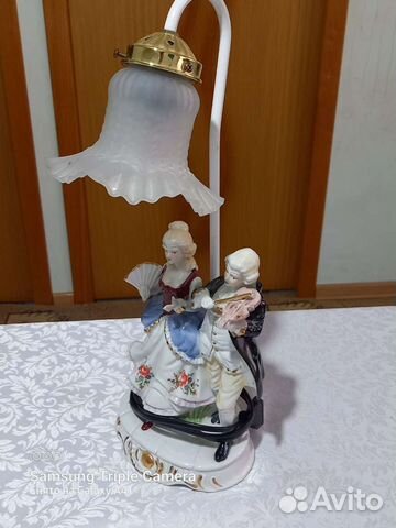 Фарфоровая статуэтка - светильник Германия