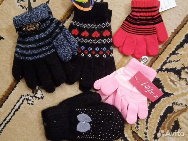 Варежки и перчатки детские