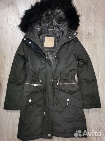Парка для девочки 134 новая