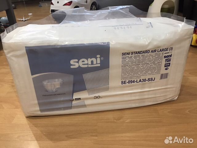 Подгузники для взрослых seni 3 30 штук