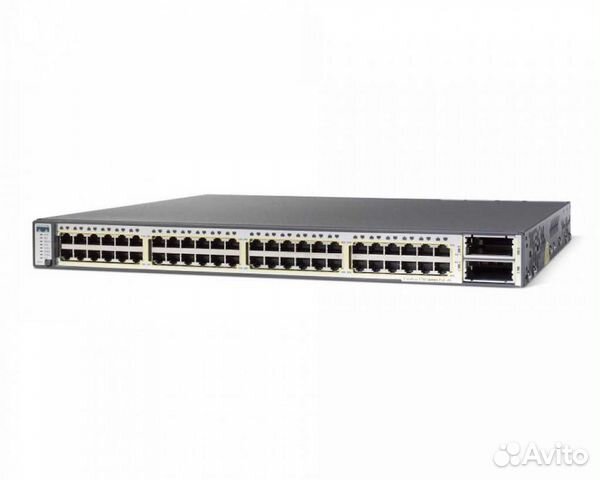 Коммутатор (свич) Cisco WS-C3750E-48PD-S C ндс