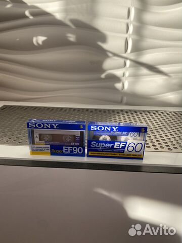 Аудио кассеты sony EF90, EF60 (Запечатанные )