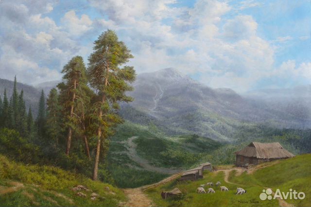 Картина маслом на холсте 