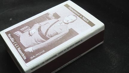 Спички финские этикетка с изображением Маннергейма