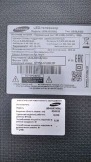 Телевизор Samsung ue48j6330au на запчасти