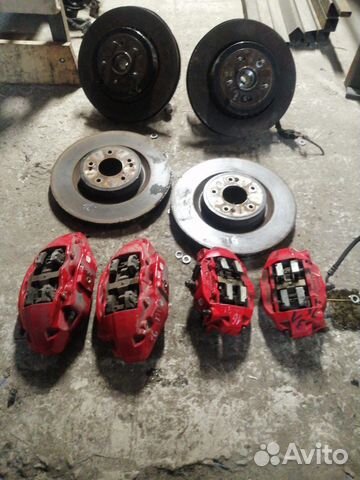 Тормозная система brembo kia stinger 3,3