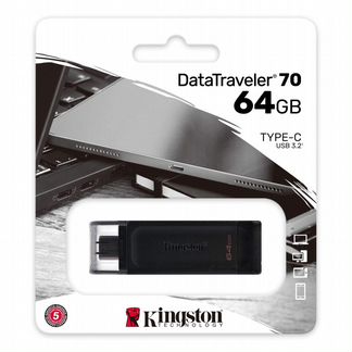 USB-флешка Kingston DataTraveler 70 OTG 64GB (DT70