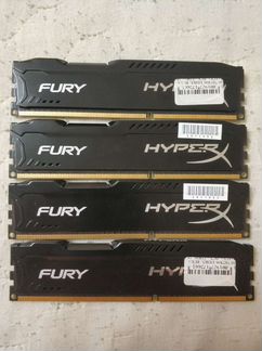 Оперативная память HyperX Fury 8GB (4GBx2) DDR3
