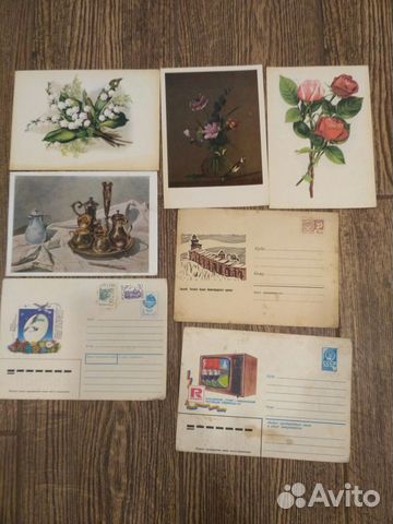 Открытки СССР, конверты