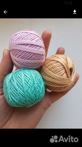 Нитки СССР,для вязания крючком